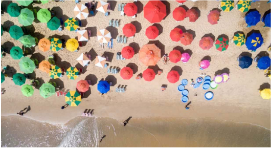 colorful umbrellas